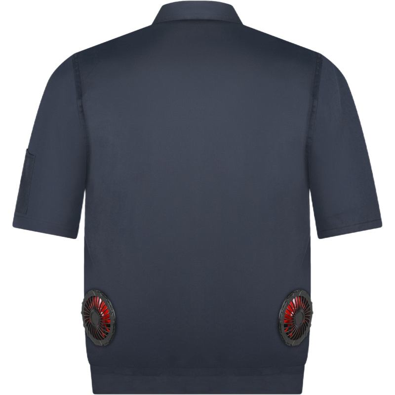 Airflow Fan Short-Sleeve Workwear | 12V Standard Version (Battery and Charger Not Included)