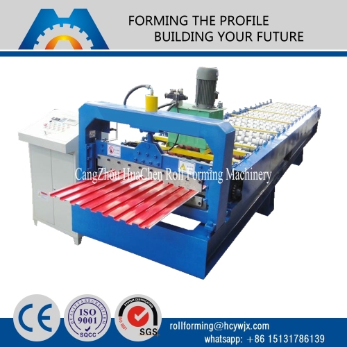 hydraulic metal shutter door roll forming machine manufacturer china