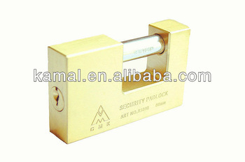 rectangular brass padlocks