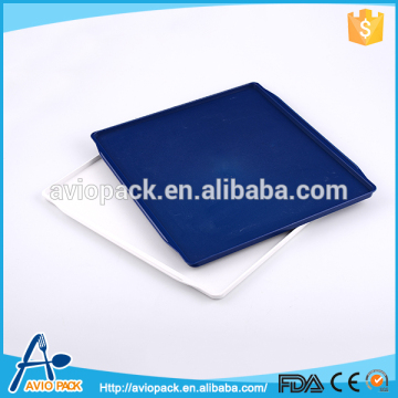 New products colorful square plastic fast food tray for inflight