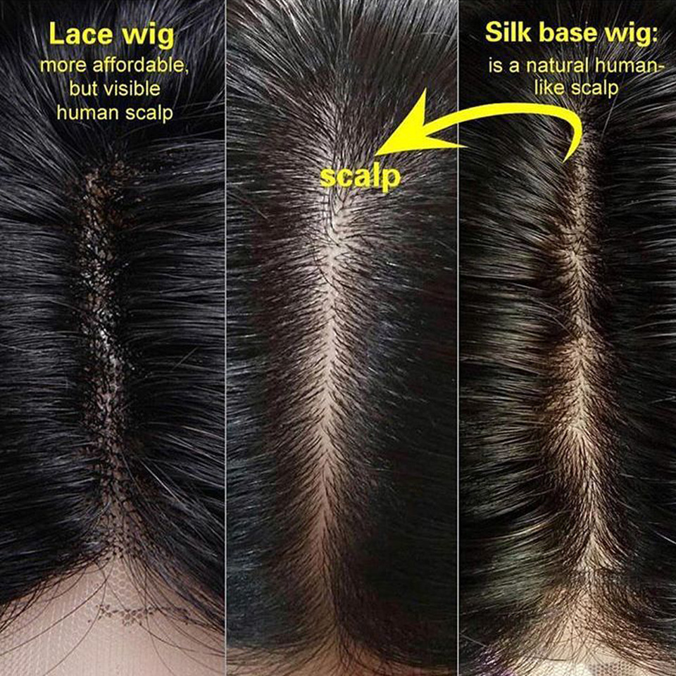 Silk Full Lace Wigs Straight Virgin Chinese Hair Thick 180% Density Bleached Knots Transparent Thin Film Lace Wig