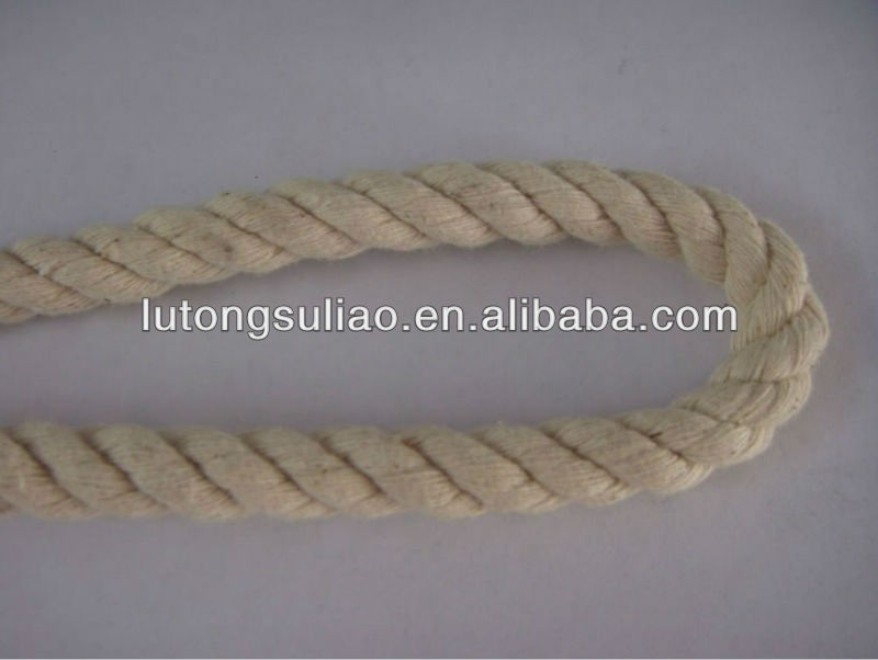 10mm 3strands 100% natural cotton rope