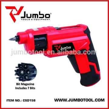 4V Fast Bits cordless rechargeable Hex Screwdriver