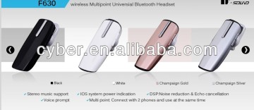 F630 wireless multipoint universial bluetooth headset