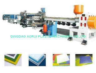 200kg/H Hollow Grid Board Extrusion Line , Automatic Dry Fe