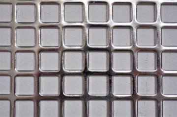 Square hole perforated sheet metal
