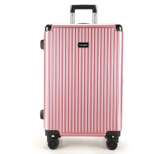 Hard shell carry on rose gold set