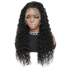 Free Shipping Brazilian Hair Wig HD Transparent Swiss Full Lace Wig,Curly Cuticle Aligned Lace Front Wig, Curly Frontal Wig