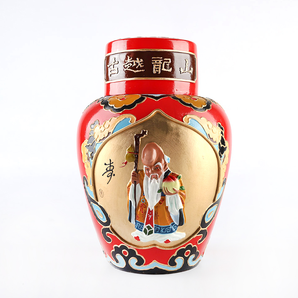 Shaoxing Craft Relief Vin jaune Huangjiu