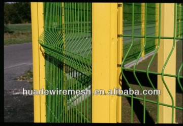 pvc coated welded mesh fence in asian/mesh 50x200mm/2D and 3D fence