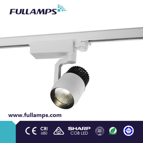 Fullamps 33w Adjustable COB led track light,track lighting,gallery lighting