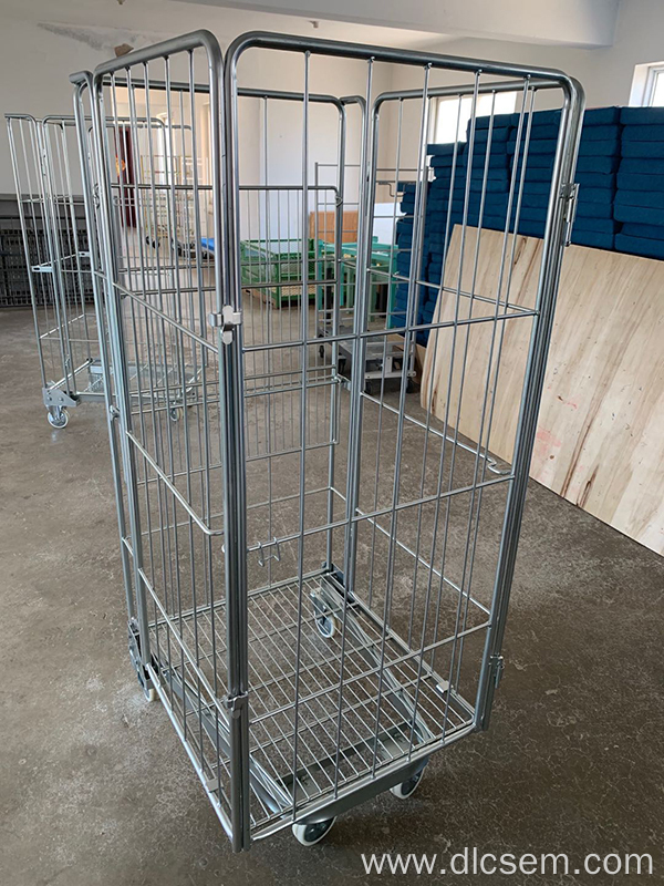 Foldable Steel Metal Cargo Trolley