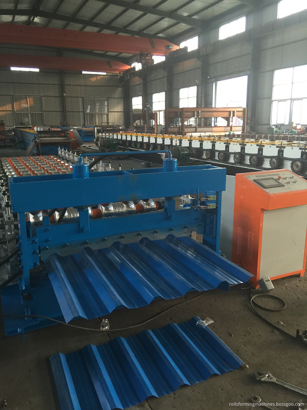 900 Tile Forming Machine, Steel Roofing Machine