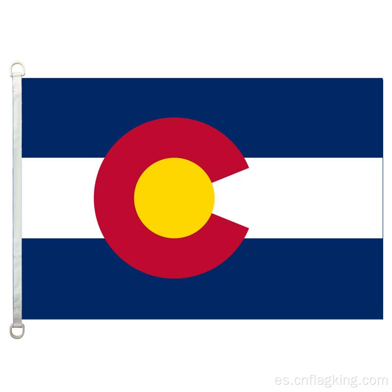 Bandera de Colorado de 90 * 150 cm 100% poliéster