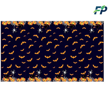 Halloween tablecloth disposable plastic tablecloth