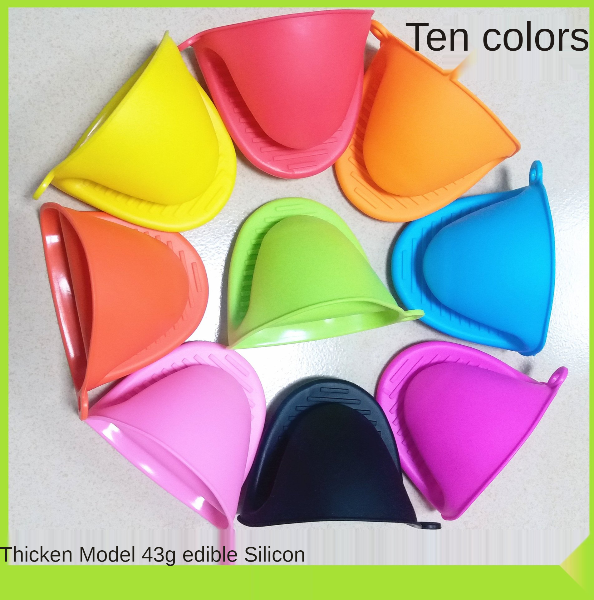 Silicone Heat Insulation Silicone Oven Gloves Cooking Mitts Pinch Grips Kitchen Heat Resistant