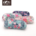 Popular simple color embroidery partysu pu pencil case