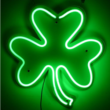 shamrock neon sign