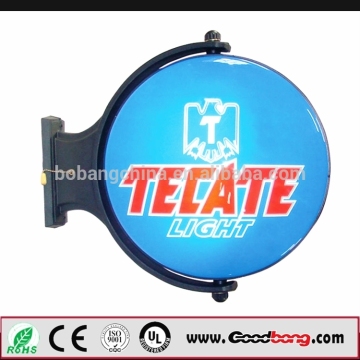 2015 china wholsale plastic rotating logo print ball signs