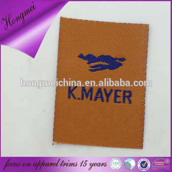 fabric label polyester woven label for garment