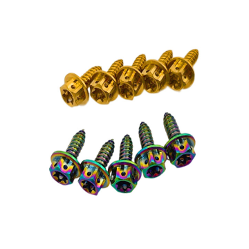 High Quality Titanium Hex Flange Bolts for Automobile