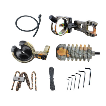 Topoint Archery Comprehensive Upgrade Combo: TP1000 Basic Kits including Bow Sights, Arrow Rest, Bow Stabilizers, Bow Slings, Peep Sights - Available in 5 Colors