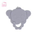 LFGB βαθμού Baby Teether Silicone Elephant Animal Toys Grow Teeth Toy