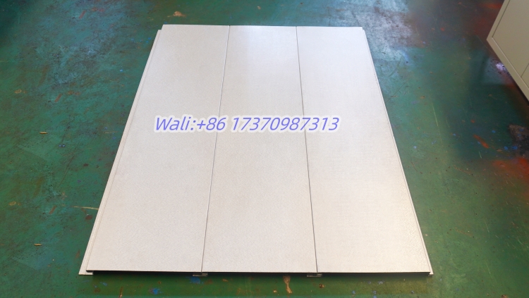 The automatic type-changing buckle wall panel machine