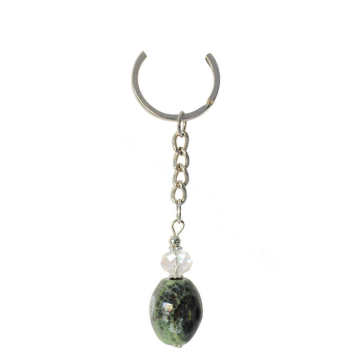 Natural Gemstone Agate Keychain