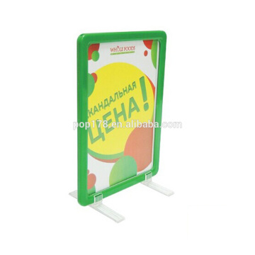 platsic poster frame sign holder