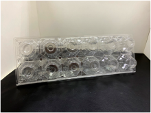 Transparent Thickened Egg Carton for sales