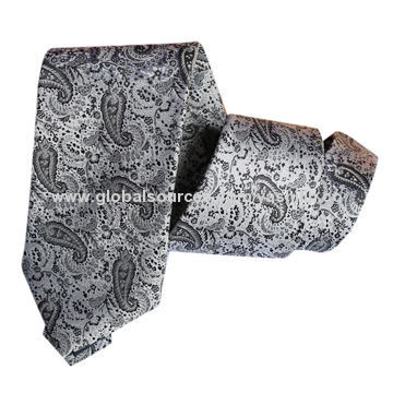 Men necktie with fashion paisley color, 100% handmade, 100% silk jacquard woven, OEM orders welcome