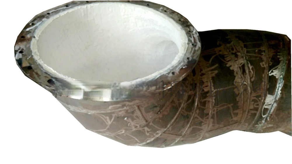 Codos de tubería revestidos de cerámica