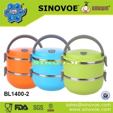 Stainless Steel Two-Layer Lunch Box