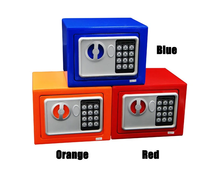 Mini Electronic Safe Box Bright Colors for Children Gift