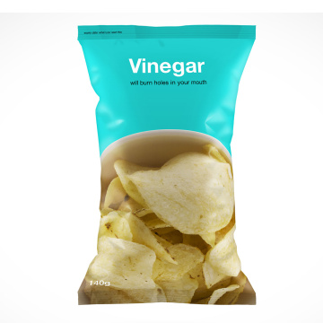 Aangepaste rolfilm voor snackchips gepoft voedsel