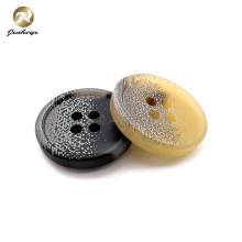 Four-Hole Imitation Horn Resin Button - Variety Colors for Clothing