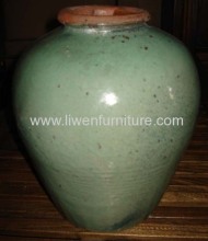 Antique Green Ceramic Pot?