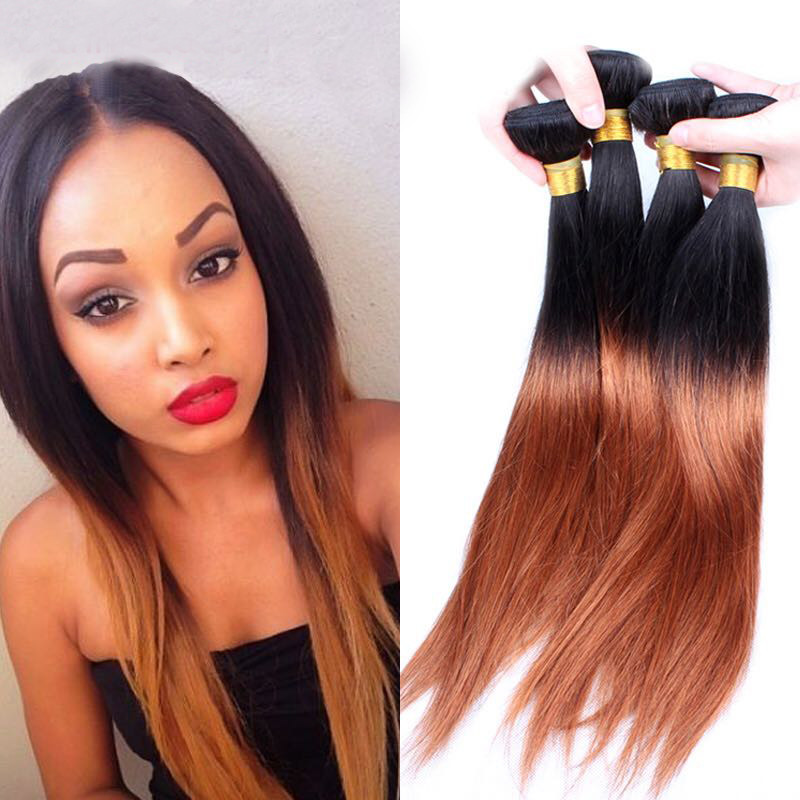 synthetic silk straight yaki wave hair products,wholesale two tone color artificial yaki wave types of hair bulk for black woman