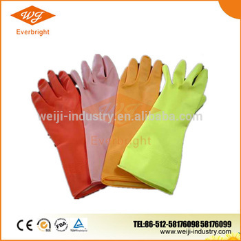 Good quality Thick Oil Resistant Rubber Meat processing gloves