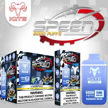 Iqte Speed ​​6000 Puffs Kit de vape jetable