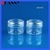 WHOLESALES CLEAR PS JAR WITH LID, PLASTIC COSMETIC SAMPLE JAR, COLORED PLASTIC COSMETIC JAR