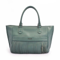 Leather TOTE Heritage Made In Italy Tassel Bag