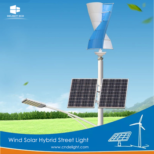 DELIGHT 100w Wind Solar Powered Street Flood Lights