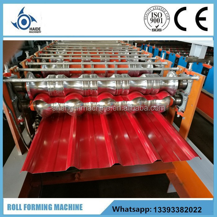 Cangzhou color steel IBR profile roll forming machine price