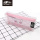 Custom transparent waterproof pink cat plastic pencil case