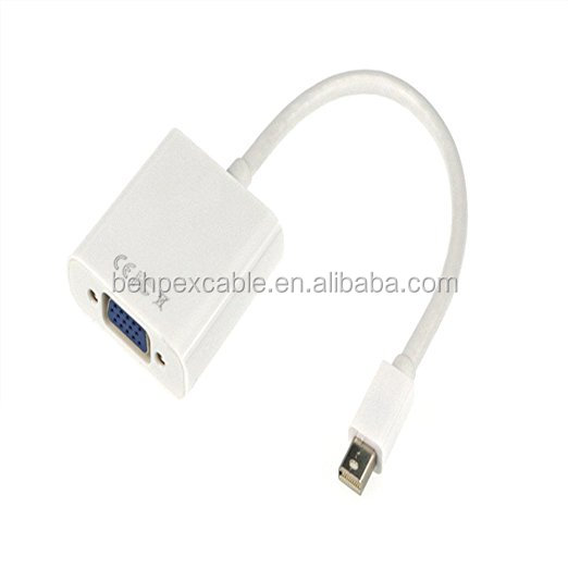 Mini DisplayPort to VGA Male to Female Adapter