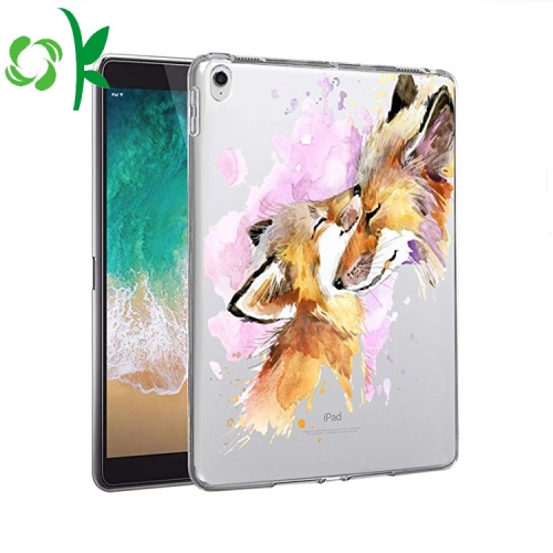 Funda impermeable de tableta impresa TPU Funda de silicona para iPad