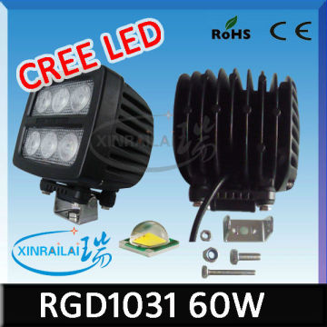agricultural machine part 60w cree led work light RGD1031 agricultural machine part