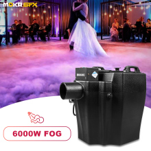 MOKA SFX 6000W Dry Ice Fog Machine for Wedding Stage Effects